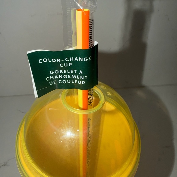 Starbucks Vibrant Yellow Color-Changing Tumbler - Picture 3 of 3